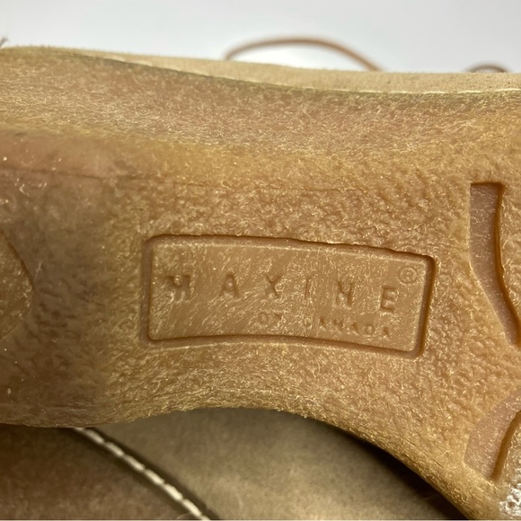 Maxine of Canada suede lace up wedge boots size 9 - Picture 5 of 6